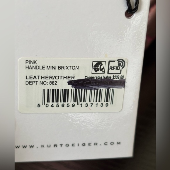 NWT Kurt Geiger Mini Brixton Heart Crossbody - Picture 12 of 12